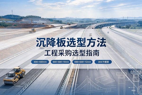郾城沉降板选择方法