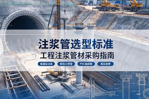 郾城注浆管选型标准