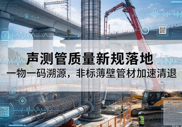 郾城声测管质量新规落地，一物一码溯源，非标薄壁管材加速清退