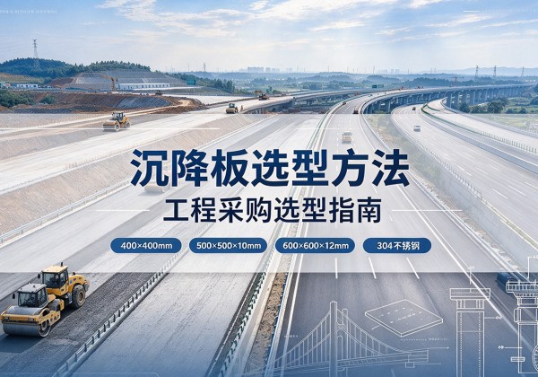 郾城沉降板选择方法